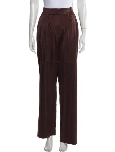 Pre-owned Favorite Daughter Wide Leg Pants In Brown