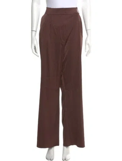 Pre-owned Favorite Daughter Wide Leg Pants In Brown