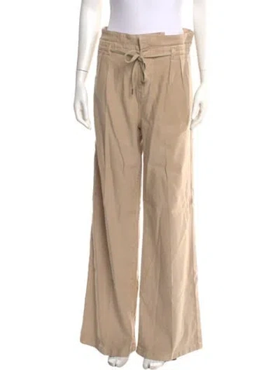 Pre-owned Favorite Daughter Wide Leg Pants In Neutral