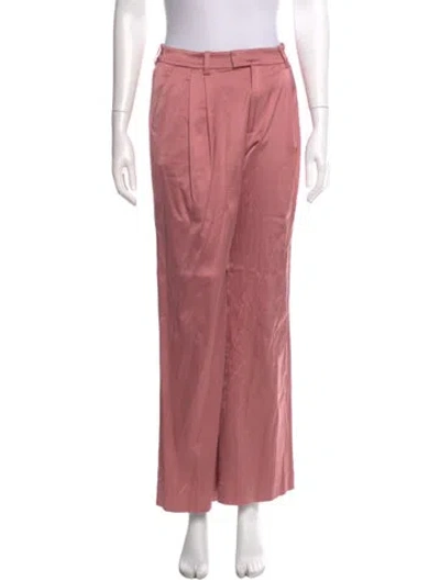Pre-owned Favorite Daughter Wide Leg Pants In Pink
