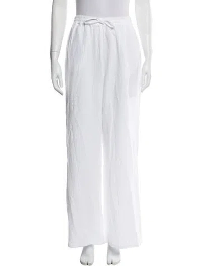 Pre-owned Favorite Daughter Wide Leg Pants In White