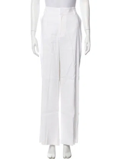 Pre-owned Favorite Daughter Wide Leg Pants In White