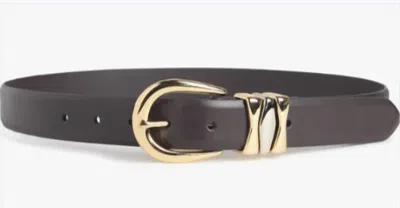 Favorite Daughter William Split Decision Belt In Brown In White