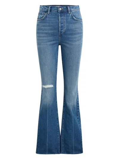 Favorite Daughter Women's Beacon Wash Valentina Super High-rise Flare Jeans In Blue