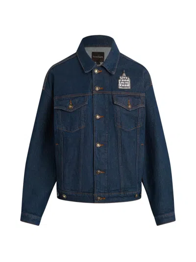 Favorite Daughter Women's  X Snl Otto Denim Jacket In Blue
