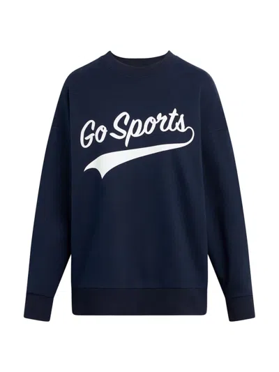 Favorite Daughter Go Sports Sweatshirt In Navy