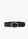 Favorite Daughter Women's Jean Belt In Black Antique Brass In Black