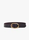 Favorite Daughter Women's Jean Belt In Brown Antique Brass In Brown