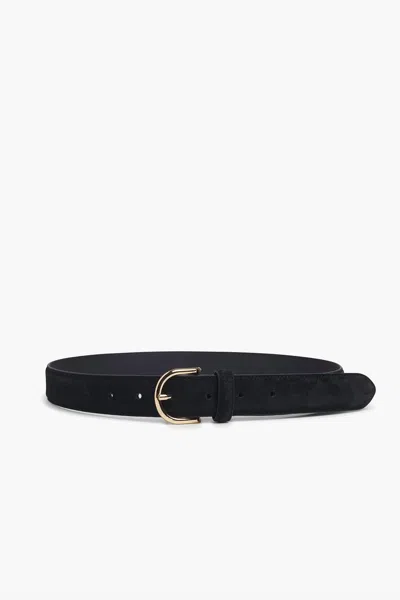 Favorite Daughter Women's Juni Belt In Black Suede
