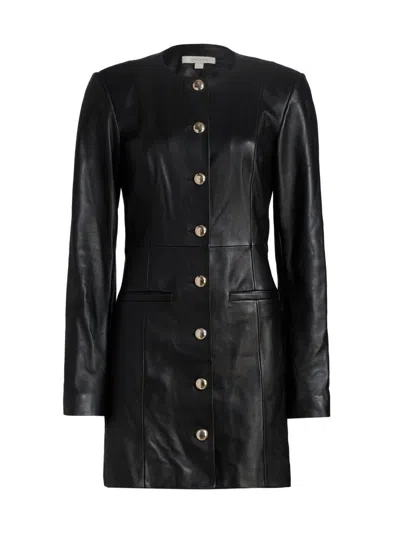 Favorite Daughter Women's Legacy Leather Minidress In Black