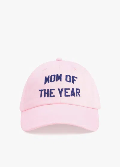 Favorite Daughter Women's Mom Of The Year Baseball Hat In Light Pink/navy In Brown