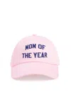 Favorite Daughter Mom Of The Year Cotton Twill Baseball Cap In Pink