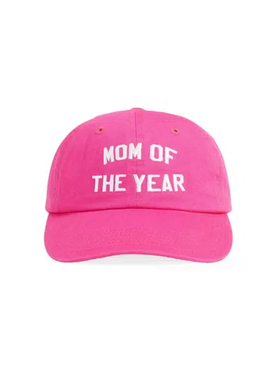 Favorite Daughter Women's ''mom Of The Year'' Baseball Hat In Pink