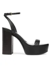 Favorite Daughter Ruby Ankle Strap Platform Sandal In Black