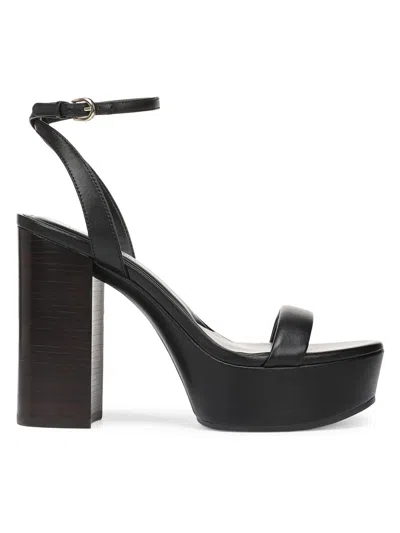 FAVORITE DAUGHTER WOMEN'S RUBY 100MM LEATHER PLATFORM SANDALS