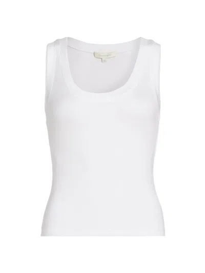 Favorite Daughter Women's Scoopneck Rib-knit Tank In White