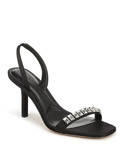 Favorite Daughter Women's Selena Satin Slingback Sandals In Black