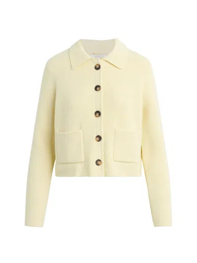 Favorite Daughter Women's The Annabel Cotton-blend Knit Jacket In Yellow