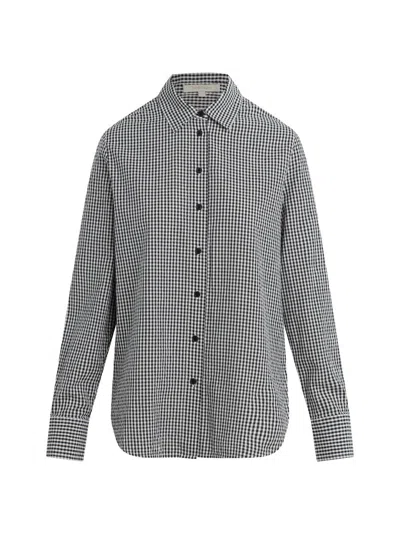 Favorite Daughter Women's The Boyfriend Gingham Check Cotton Shirt In Gray
