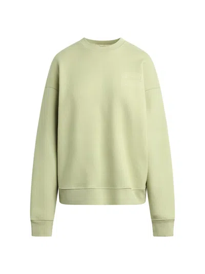 Favorite Daughter Women's The Collegiate Chest Logo Sweatshirt In Green