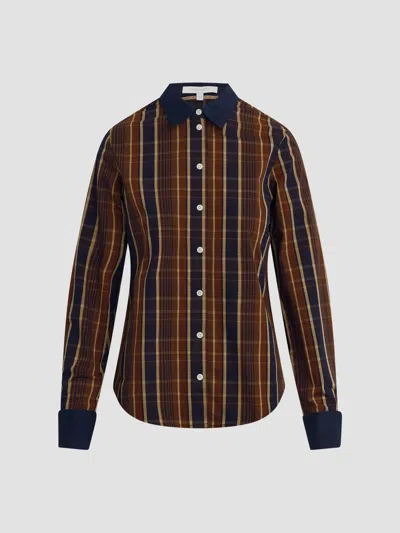 Favorite Daughter Women's The Cuffed Cotton Statement Striped Shirt In Multi