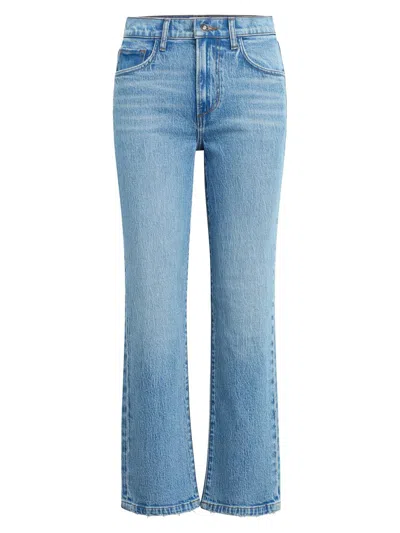 Favorite Daughter Women's The Dot Mid-rise Straight-leg Jeans In Blue