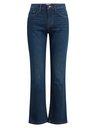 Favorite Daughter Women's The Dot Mid-rise Straight-leg Jeans In Blue