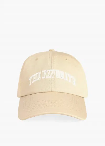 Favorite Daughter Women's The Favorite Baseball Cap In Oatmeal In White
