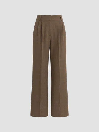 Favorite Daughter Women's The Favorite Glen Check Pants In Brown