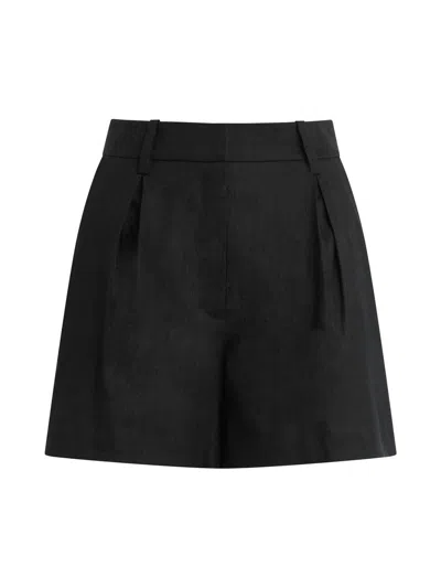 Favorite Daughter Women's The Favorite Linen Shorts In Black