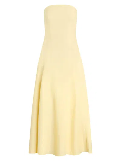 Favorite Daughter Women's The Favorite Strapless Maxi Dress In Gold