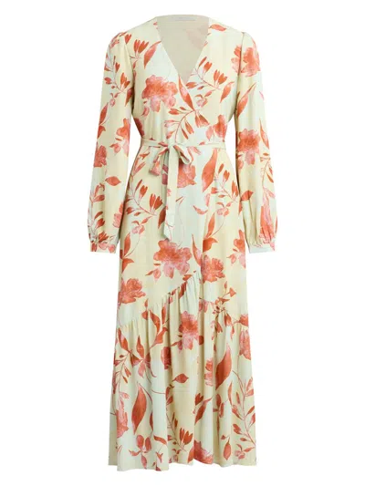 Favorite Daughter Women's The Lady Like Floral Maxi Wrap Dress In Multi
