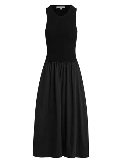 Favorite Daughter Women's The Lennon Ribbed Midi-dress In Black