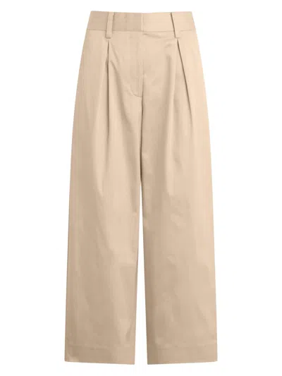 Favorite Daughter The London Trousers Light Khaki In Neutral