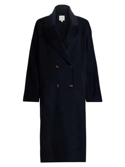 Favorite Daughter Women's The Luca Wool-blend Coat In Black
