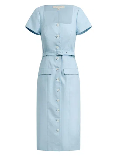 Favorite Daughter The Mademoiselle Belted Midi Dress In Multi