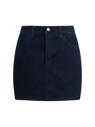 Favorite Daughter Women's The Otto Denim Miniskirt In Blue