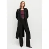 Favorite Daughter Women's The Paola Wool Blend Coat, Black In Black