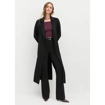 Favorite Daughter Women's The Paola Wool Blend Coat, Black