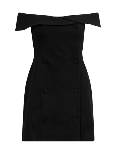 Favorite Daughter The Payback Off The Shoulder Minidress In Black