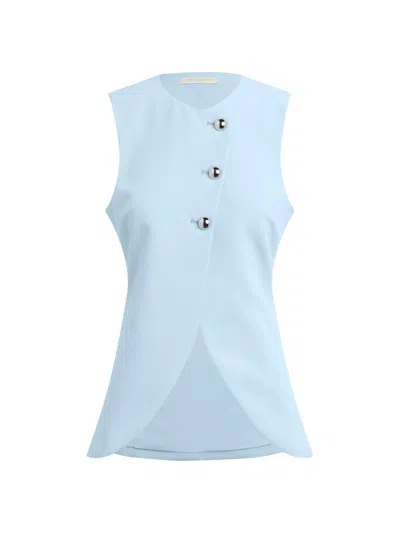 Favorite Daughter Women's The Rachel Asymmetric Vest In Blue