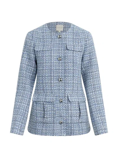Favorite Daughter Women's The Spencer Tweed Jacket In Blue
