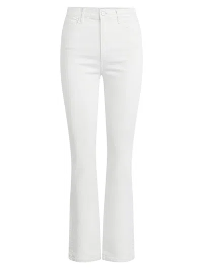 Favorite Daughter Women's The Valentina Super High-rise Boot-cut Jeans In Anchorage White