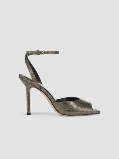 Favorite Daughter Women's Yasmine 95mm Leather Slingback Sandals In Gold