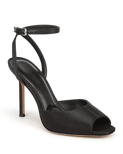 Favorite Daughter Women's Yasmine Peep Toe Stiletto Sandals In Black