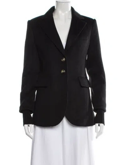 Pre-owned Favorite Daughter Wool Blazer In Black