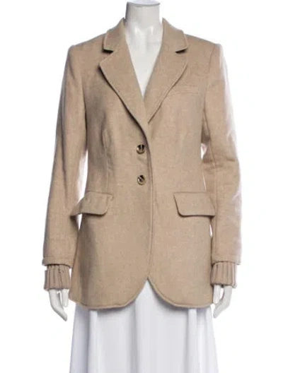 Pre-owned Favorite Daughter Wool Blazer In Neutral