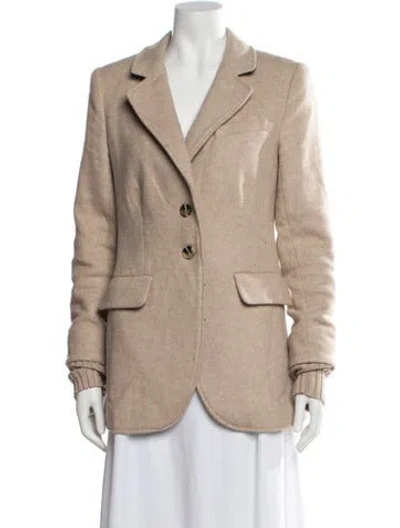 Pre-owned Favorite Daughter Wool Blazer In Neutrals