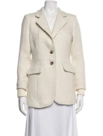Pre-owned Favorite Daughter Wool Blazer In Neutrals