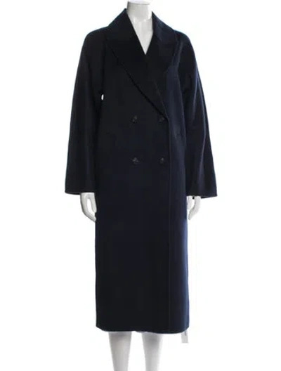 Pre-owned Favorite Daughter Wool Coat In Blue